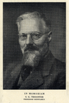 106648 Portret van S.G. Trooster, geboren 1896, hoogleraar in de algemene geologie aan de Utrechtse universiteit ...